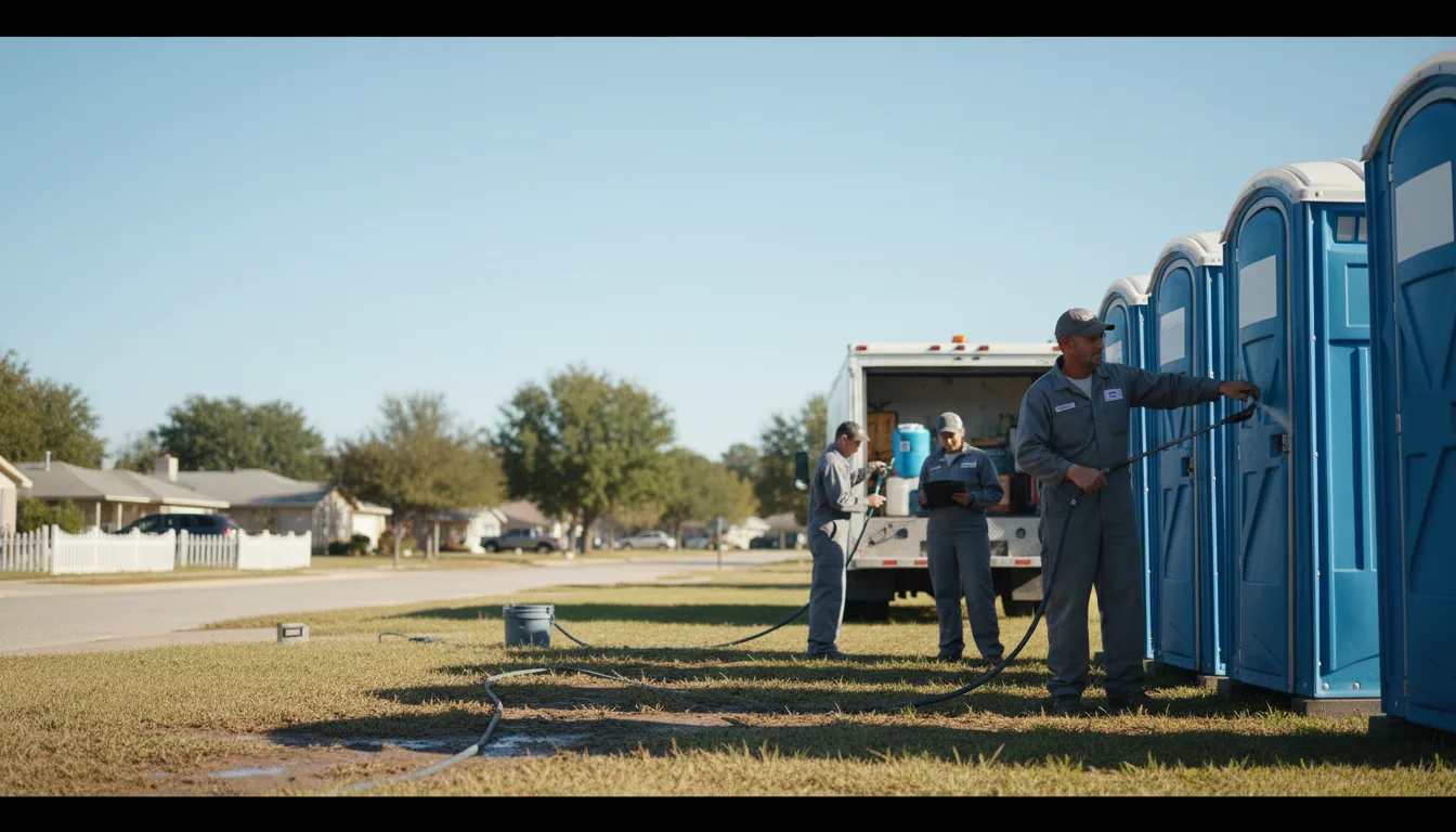 Long-Term Portable Toilet Rental in Altair, TX near me